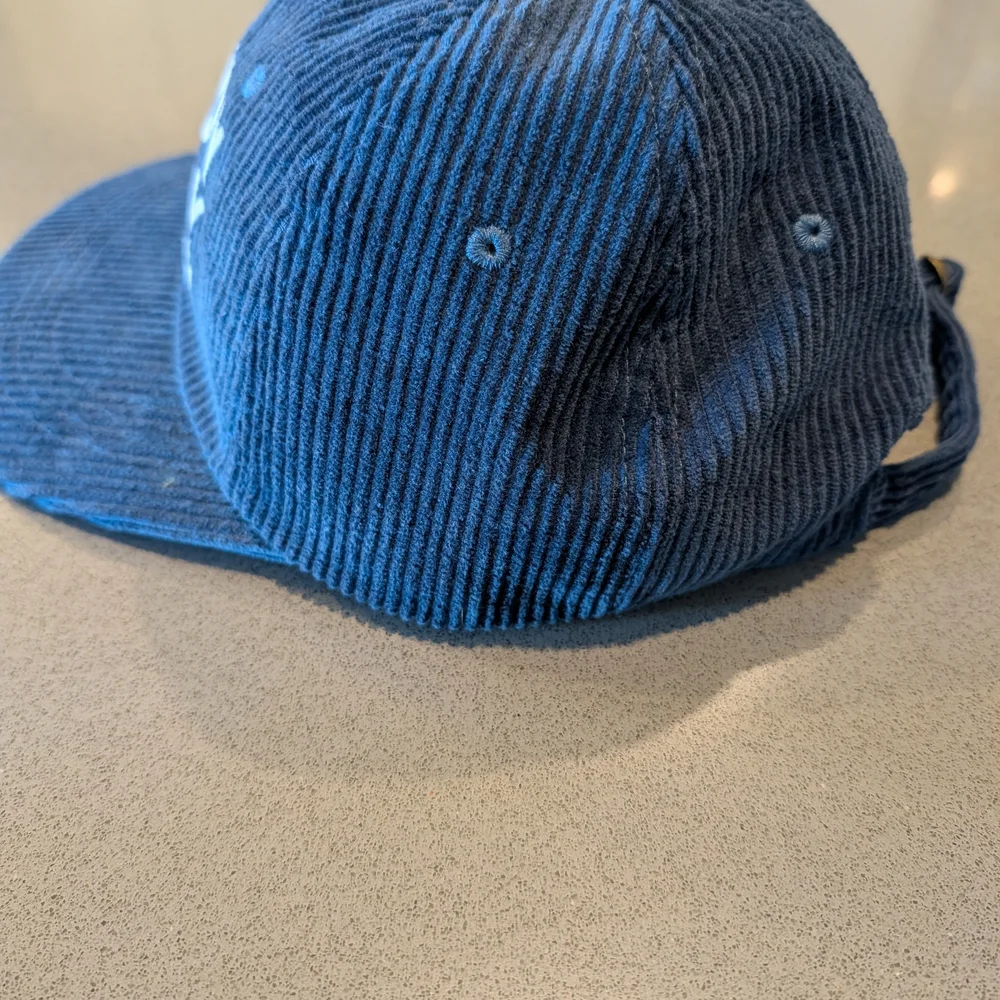 Frankie Jean Blue Corduroy Cap 'Howdy' - Picture 2 of 6